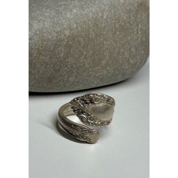 VINTAGE 925 STERLING SILVER RING SIZE 7 - Picture 7 of 9